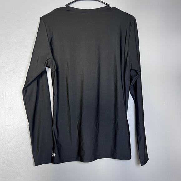 ✨O’Neill Men’s Skins Rash Guard Shirt XL Black Long Sleeve Surf Swim UPF 50+ - Picture 3 of 9